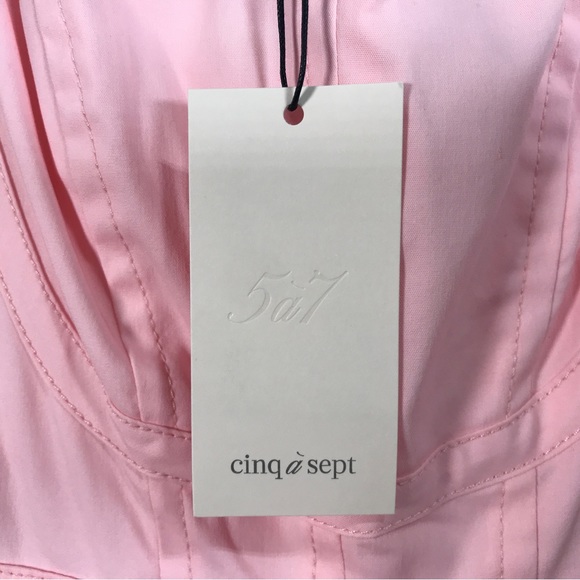 Cinq a Sept 5a7 Elsie Tank Dress, Women's Size 0 - Pale Rose Pink - Picture 4 of 12